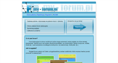 Desktop Screenshot of my-forum.pl